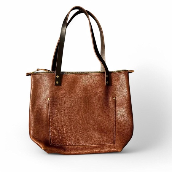 Portland Leather Handbags - Brown Leather Tote Bag